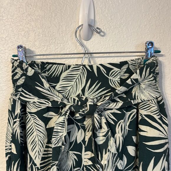 Patrons of Peace Botannical Print Pull On Pants Large - Picture 4 of 6